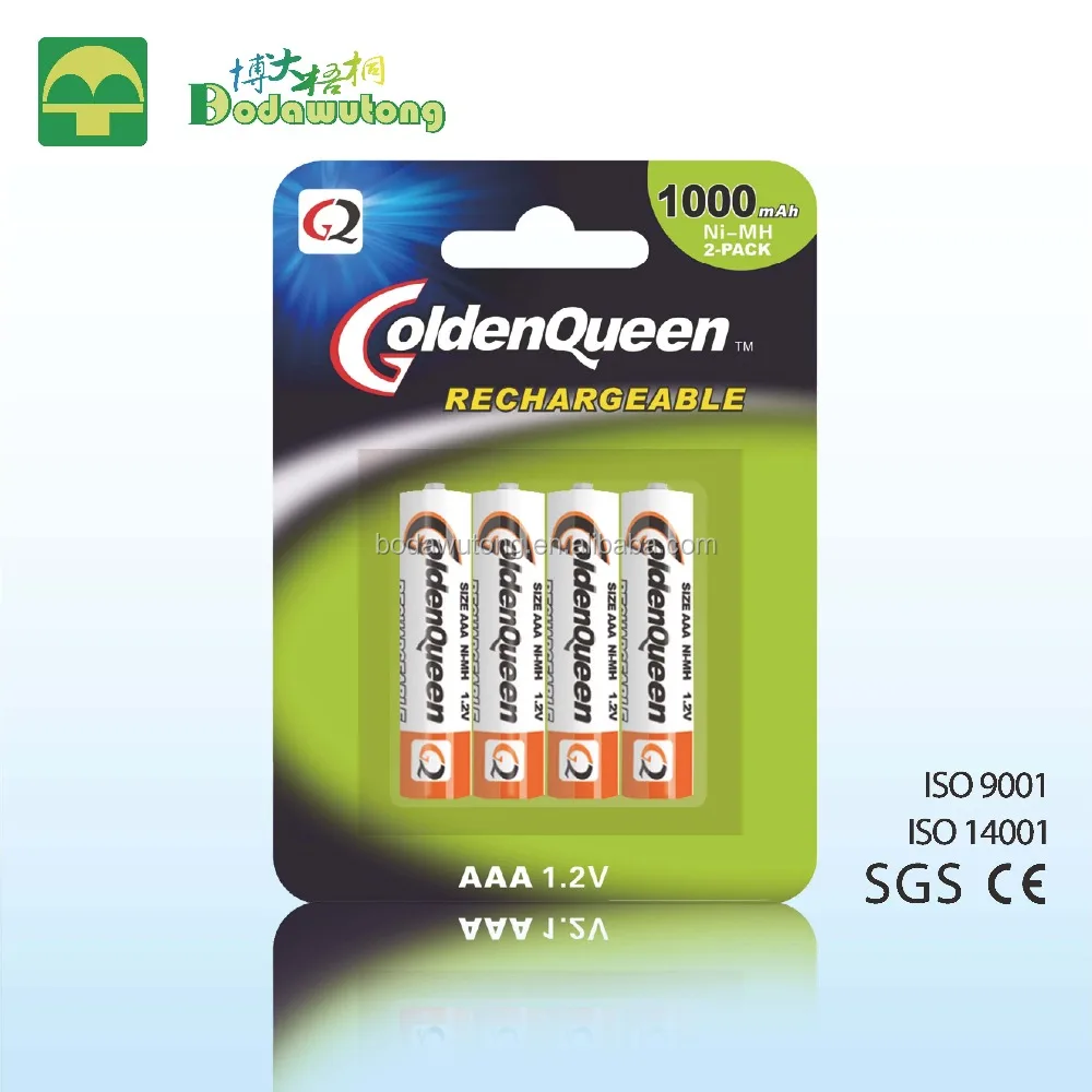  1 2 v Ni-MH aaa перезаряжаемая