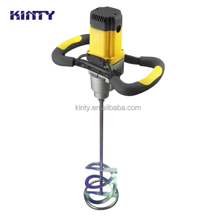 Kinty Mini Industrial Electric Paddle Hand Paint Concrete and Cement Mixer Stirrer