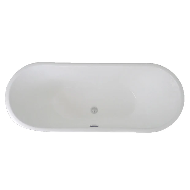 Чугунная французская ванна с зеркалом, 66 дюймов