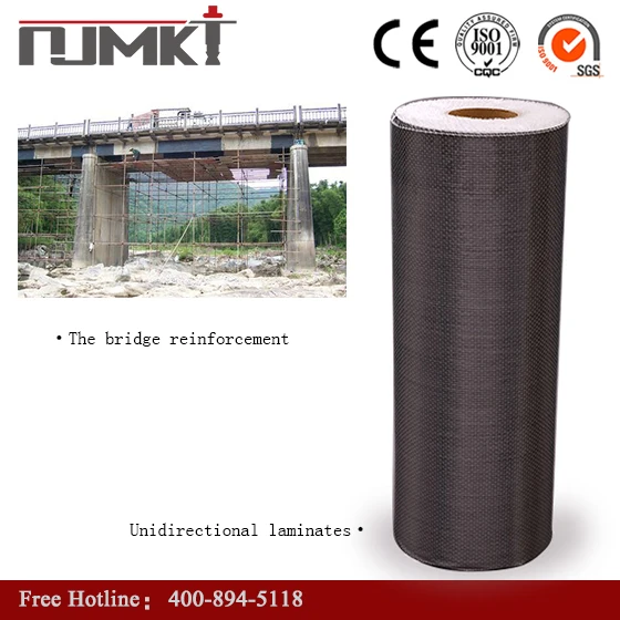 NJMKTBidirectional углеродного волокна ткани ремонт строительство зданий reforcement, углеродного волокна ткани ролл