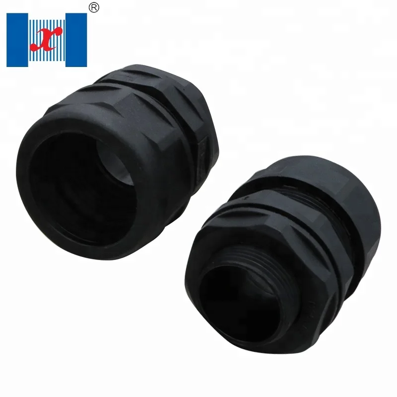 M PG G Thread waterproof cable gland Nylon Flexible Conduit Fitting M12 from hongxiang