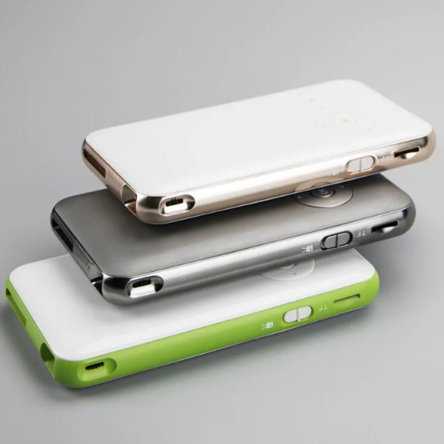 Android DLP Pocket Mini Projector with WIFI Bluetooth 1G/8G 200lms for Home Theater Projector