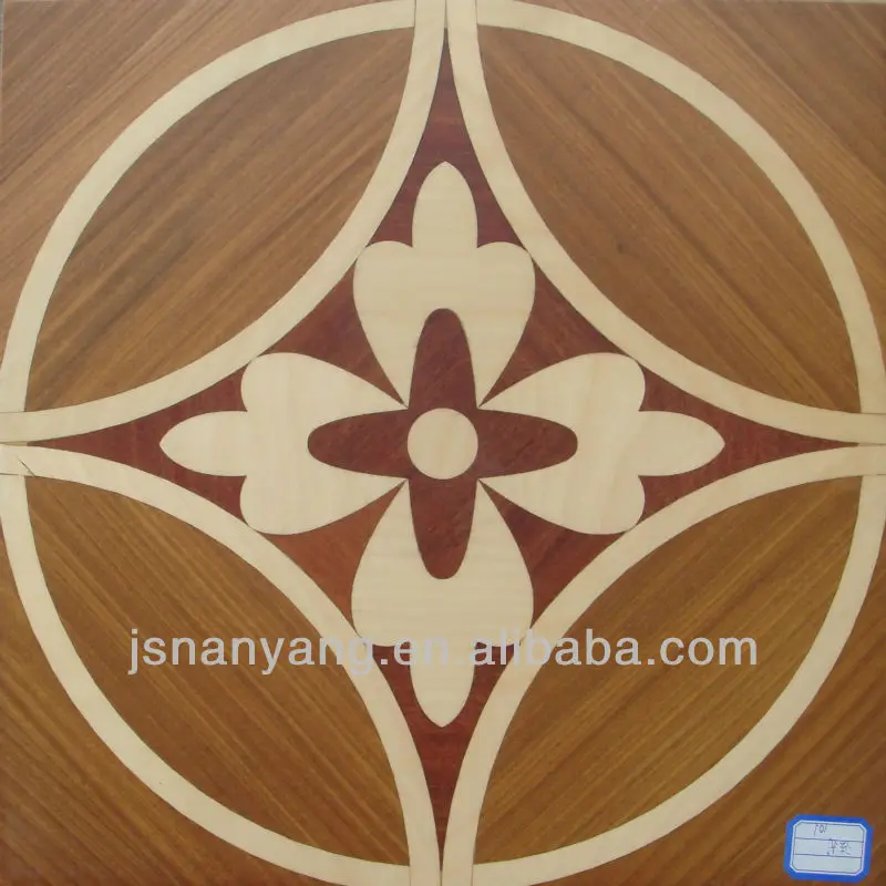 HOT design burma teak and maple art parquet flooring
