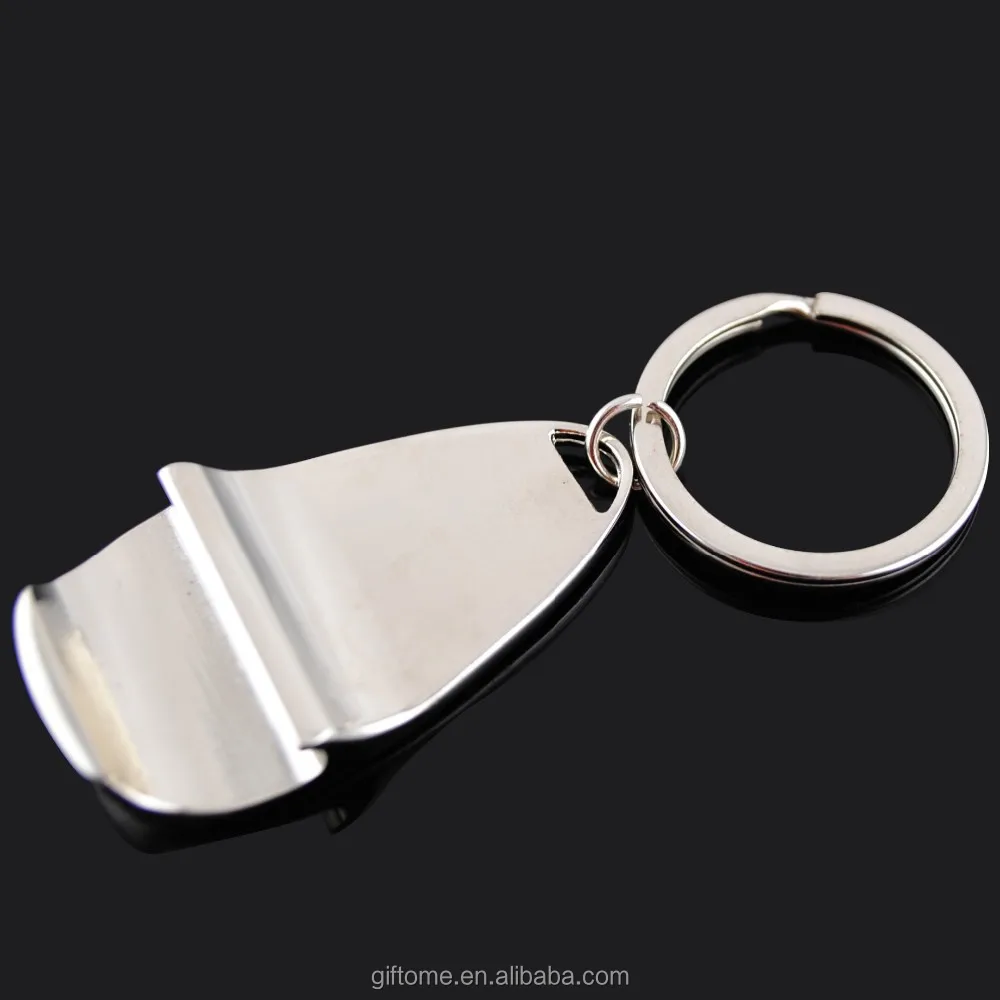 
hot sale blank bottle opener keyring for whole sale with free laser engraving logo 