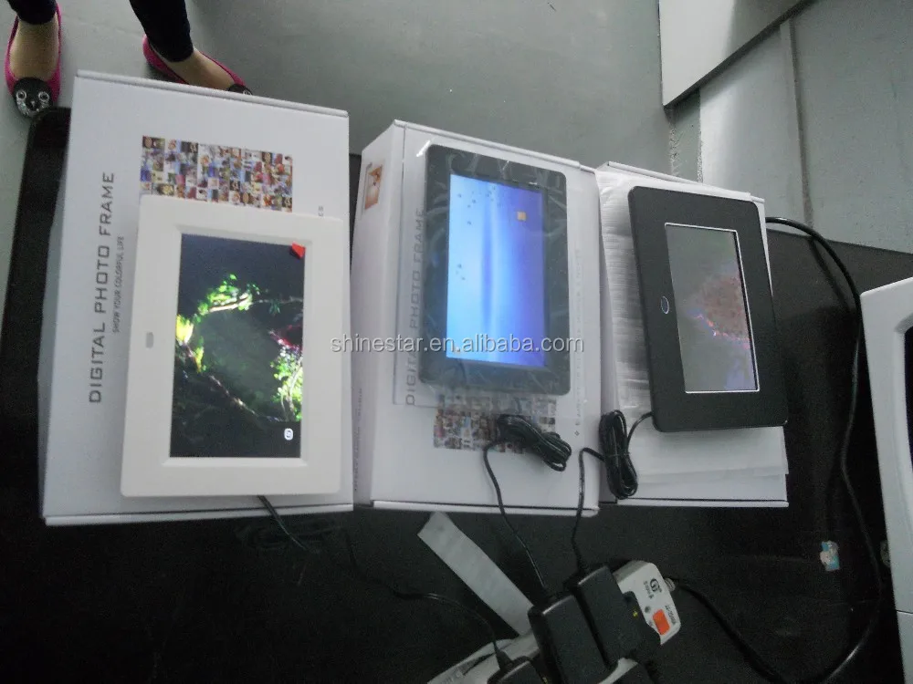 7 Inch TFT IR motion activated video LCD player display screen