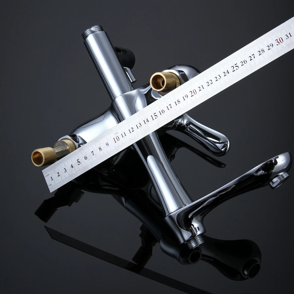 
FUAO Twin head wall mounted thermostatic shower set 