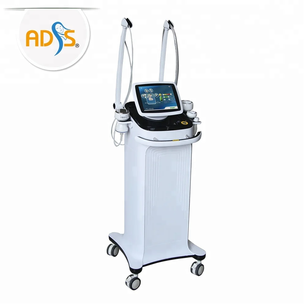 ADSS BODY Slimming  Multi-polar RF, vacuum shock- wave, Ultrasonic lipolysis and LED Light stimulation