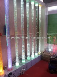 Latest Models Tough Clear Custom Size Glass Pillars Outdoor Exterior Glass Stair Railing Pillars