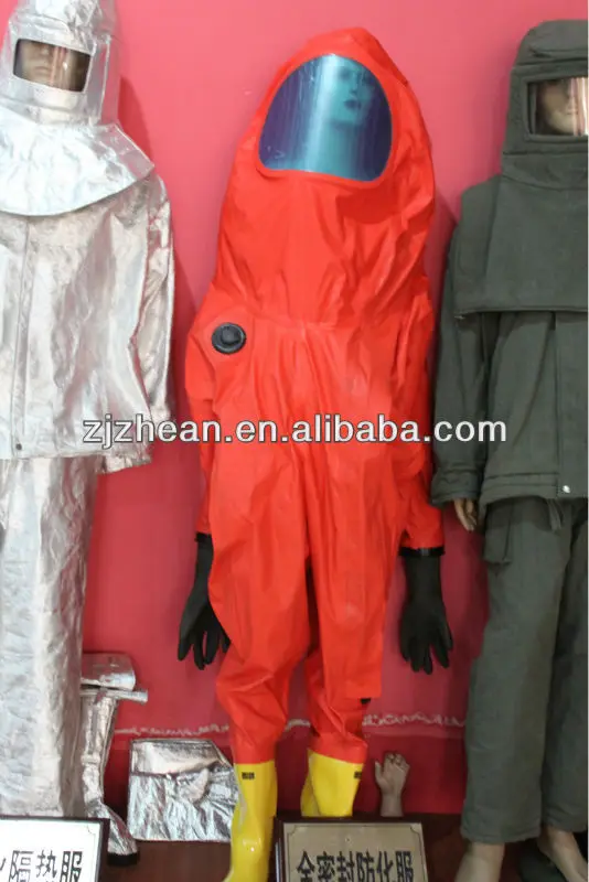 Omniseal Type gas tight chemical protective safety suit