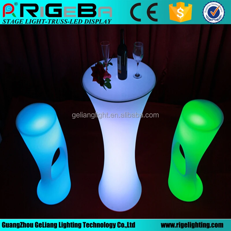 Удаленное украшение для клубов, светодиодный коктейльный стол, сияющая красота для вечеринки, оптовая цена