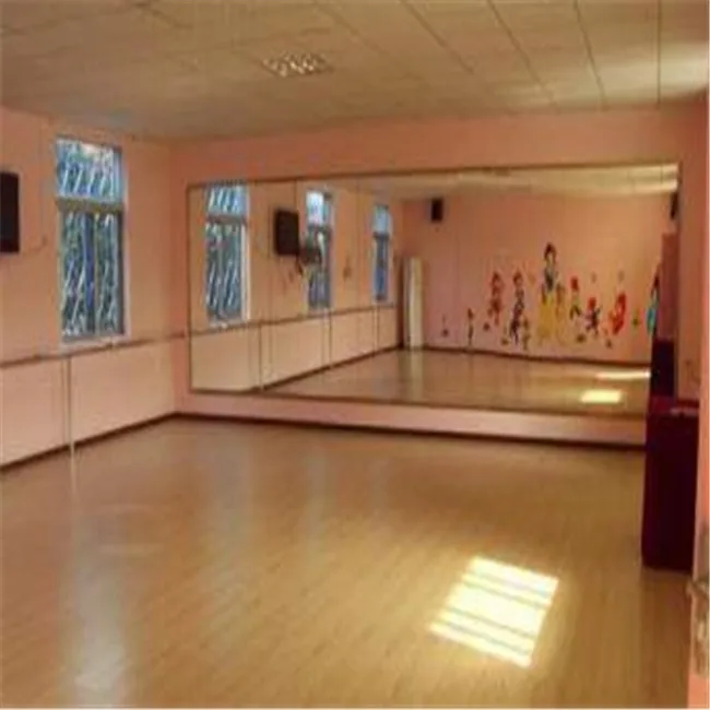 4mm-6mm Unbreakable Safety Backed Dance Studio Mirror , Decorative Wall Mirrors for Fitness Club