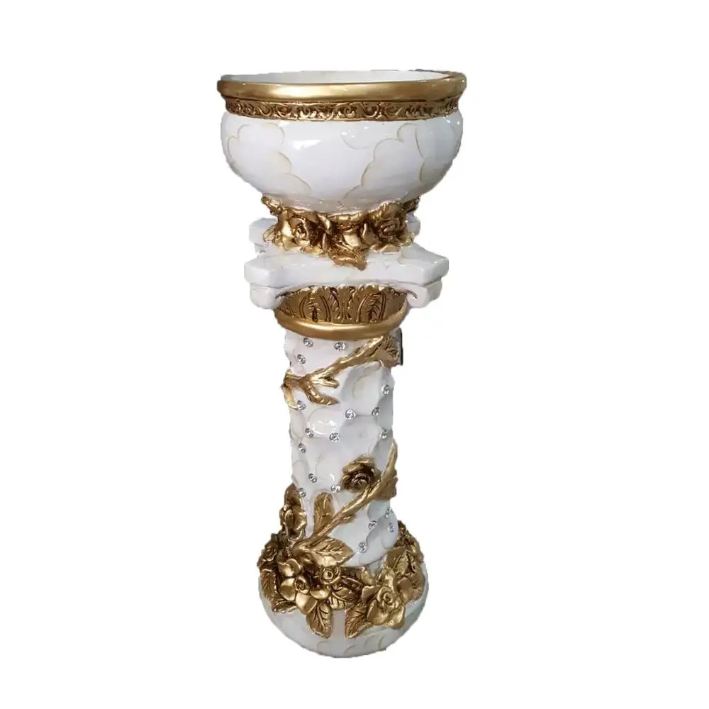 270 Custom popular exquisite OEM Resin Fiberglass Vase Wedding Decor