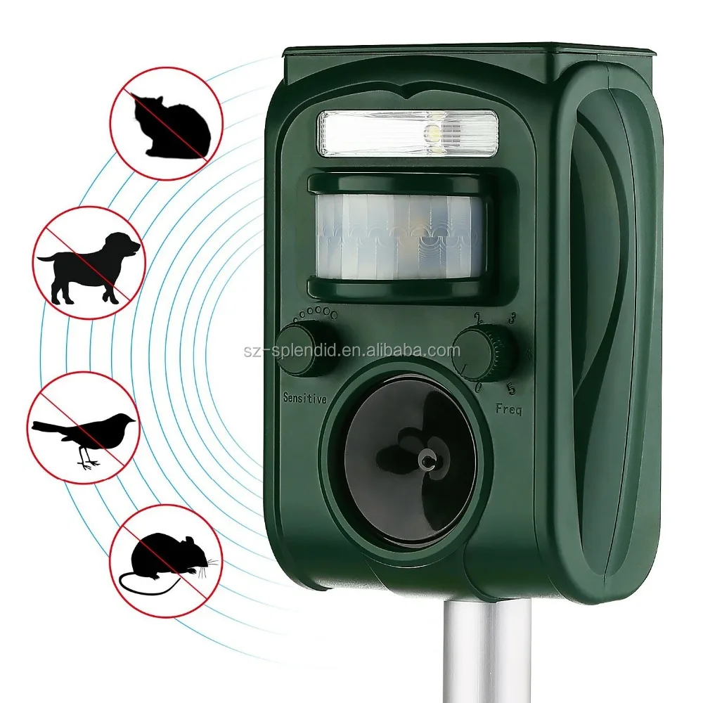 GH-501 Solar ultrasonic animal control wild pig repellent