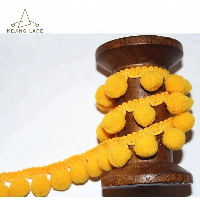 2cm pom pom sewing trim for curtain