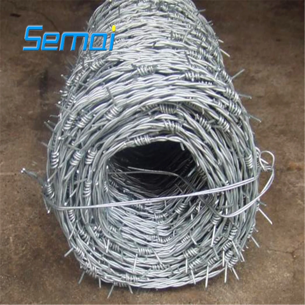 
Good factory price height quality cheap barbed wire fencing prices 
