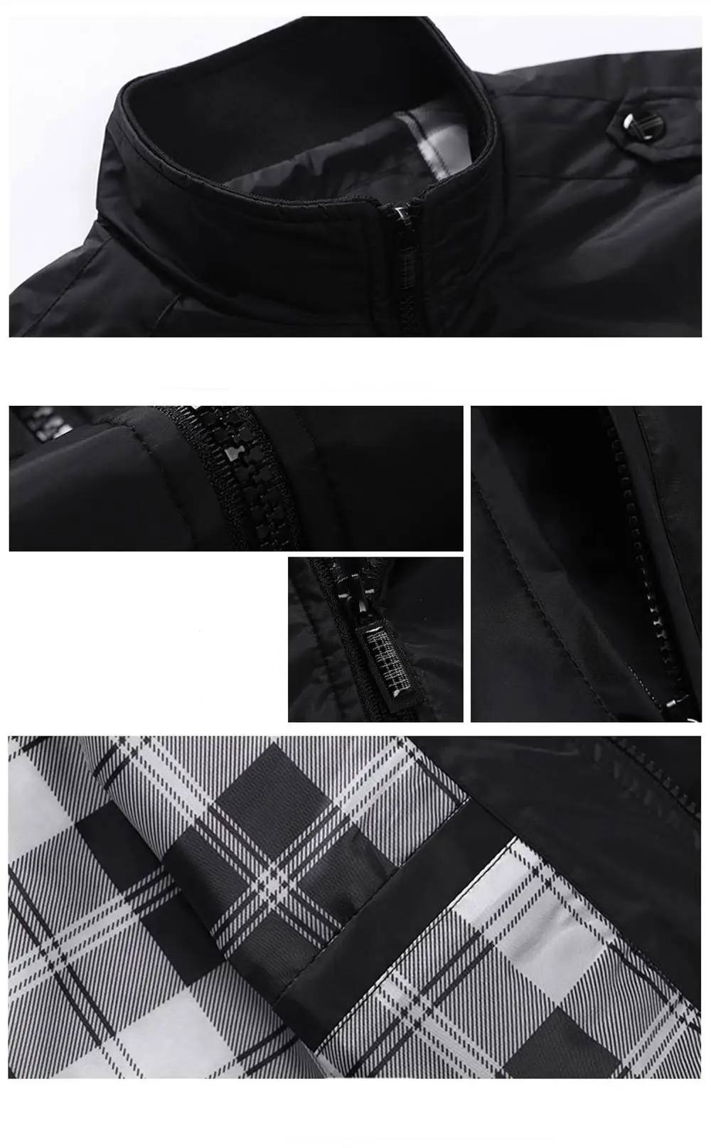 
Wholesale Fashion High Quality Winter Softshell Nylon Mens Zipper Jacket 