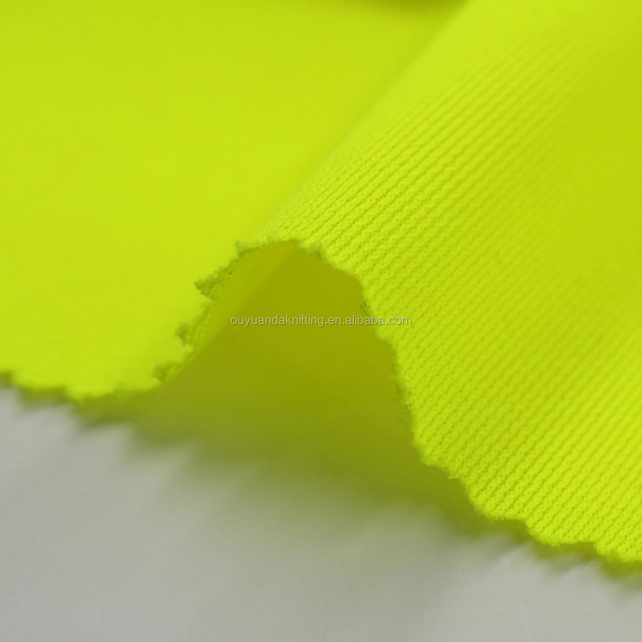 Polyester Factory Direct Fluorescent Neon Color Fabric for High Visibility  Work Clothes