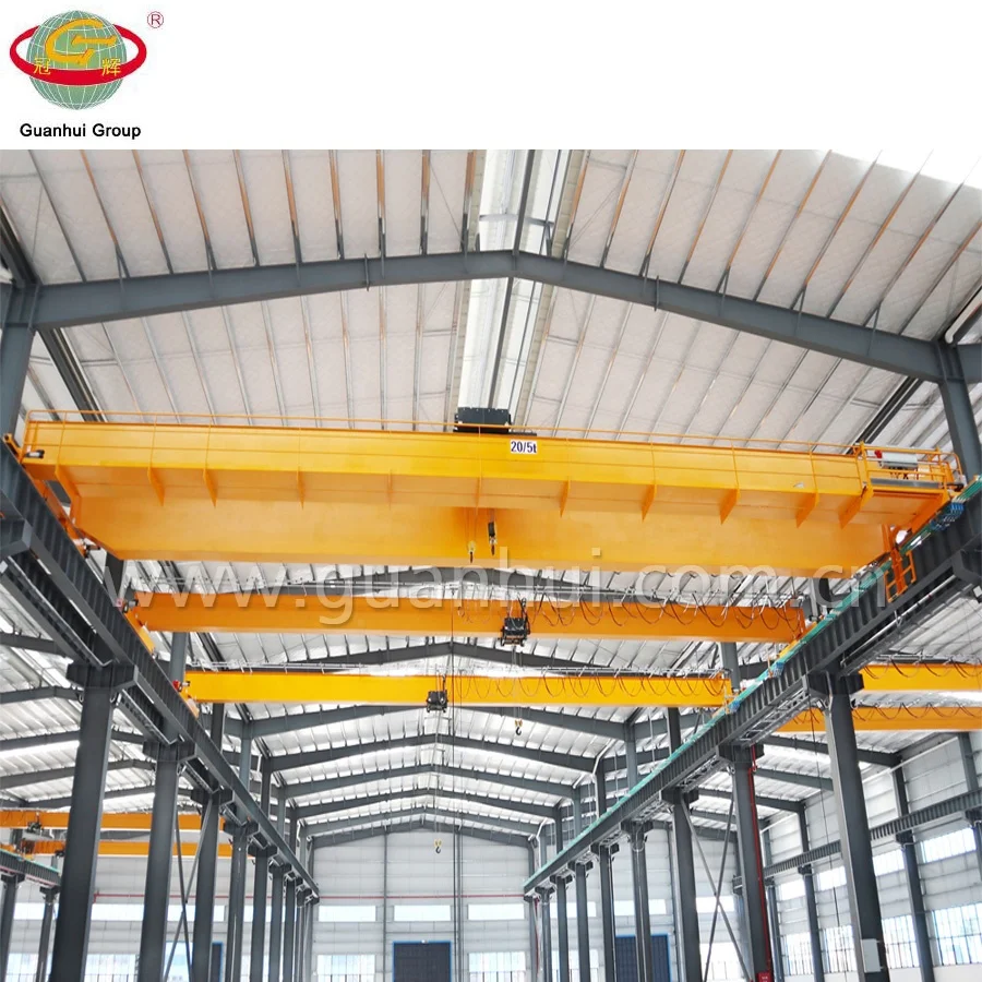 
double girder bridge crane 32 ton for steel market 