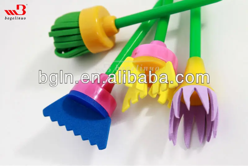 EVA sponge painting brush for kids DIY painting