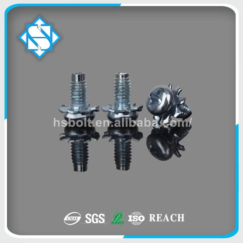 Hardware Fastener Phillips Pan Head Machine Screws with different Washer