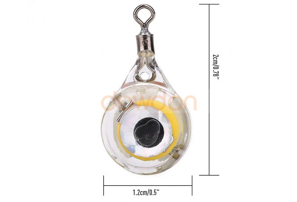 Underwater Fish Attraction Light Lure Luminous Fishing Lure Lamp Colorful LED Flashing Fishing Light Squid Fishing Lure Light