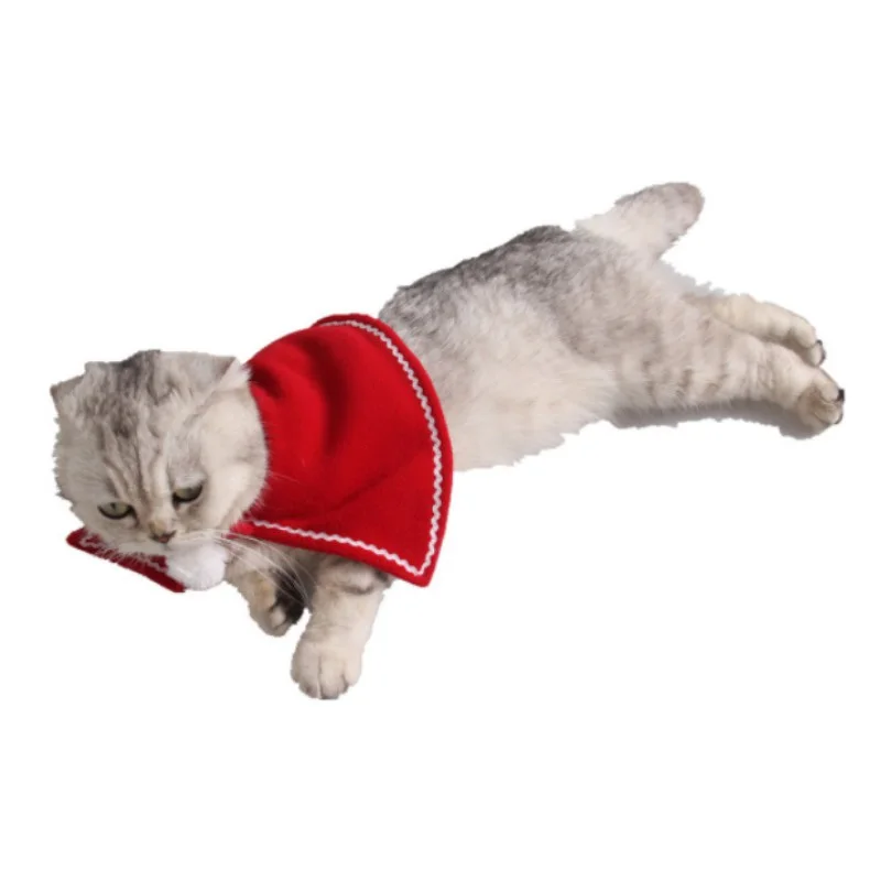 Costumes Pet Cat Cloaks Mantle Small Christmas Cosplay Cat Coat