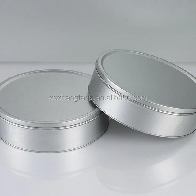 
Reusable Different Styles Deep Round Tin Box Sliver Packaging Metal Tin Can 