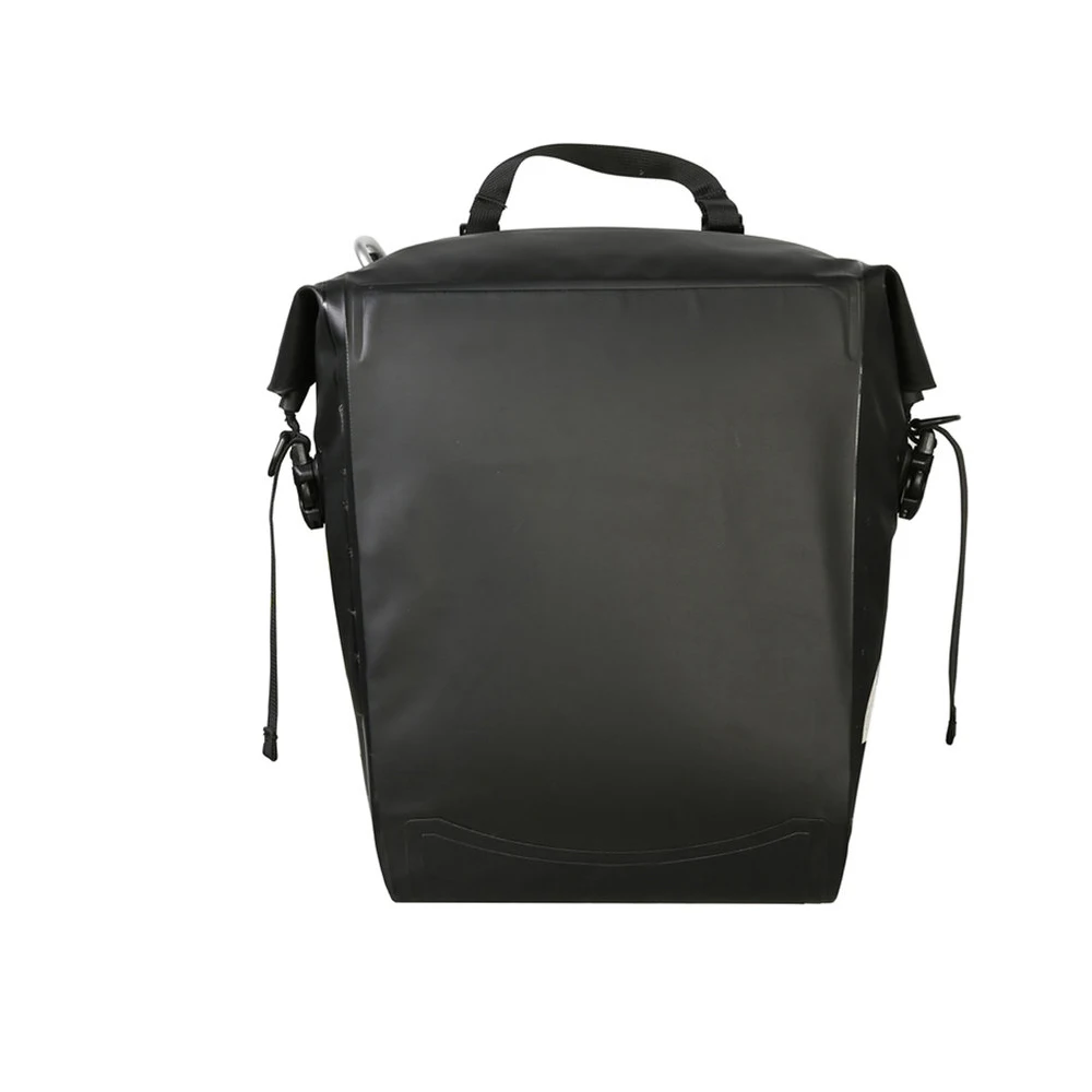 Heavy duty PVC tarpaulin RF welded seams TPU nylon bike rack grocery carrier waterproof dry saddle bag bicycle pannier bags