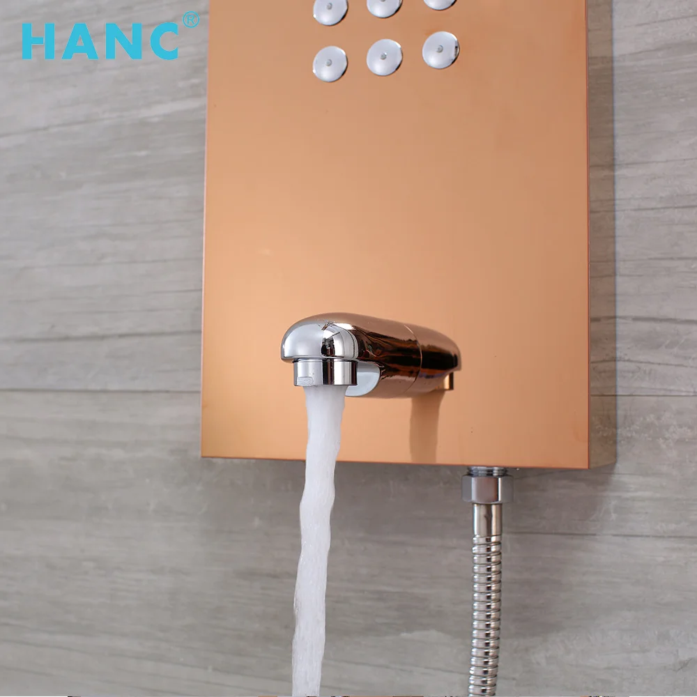 HANC Home Design 304 душевая колонка из нержавеющей стали Электронная Водонепроницаемая автономная панель для