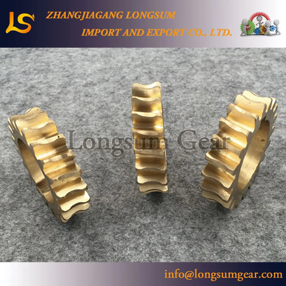 
Customized Brass Worm Gear Set 