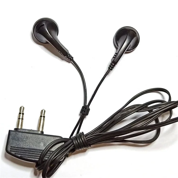 disposable aviation 2 pin airline earphone with activity plug
