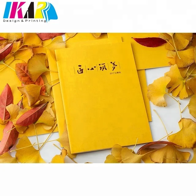 Custom Soft Cover Saddle Stitching Notebook Printing