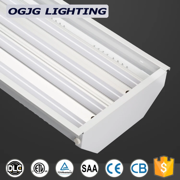 240W Industrial Pendant Light Warehouse Lighting Fixtures Dimmable Suspended Linear LED High Bay Light