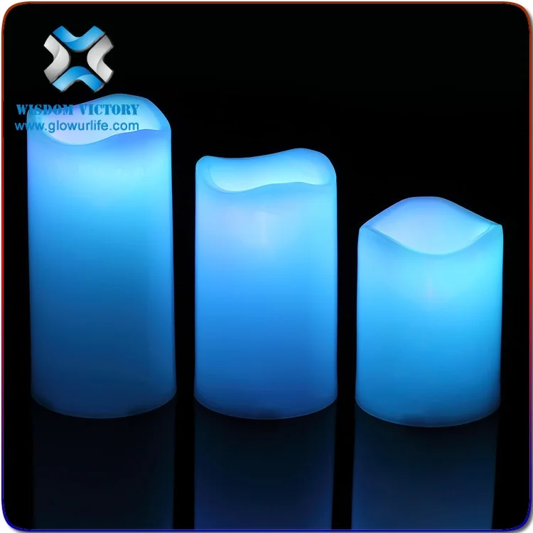  Самая популярная горячая Распродажа беспламенная Светодиодная свеча для вечеринки дня рождения или домашнего использования с цветом RGB и дешевой ценой выбор поставщика