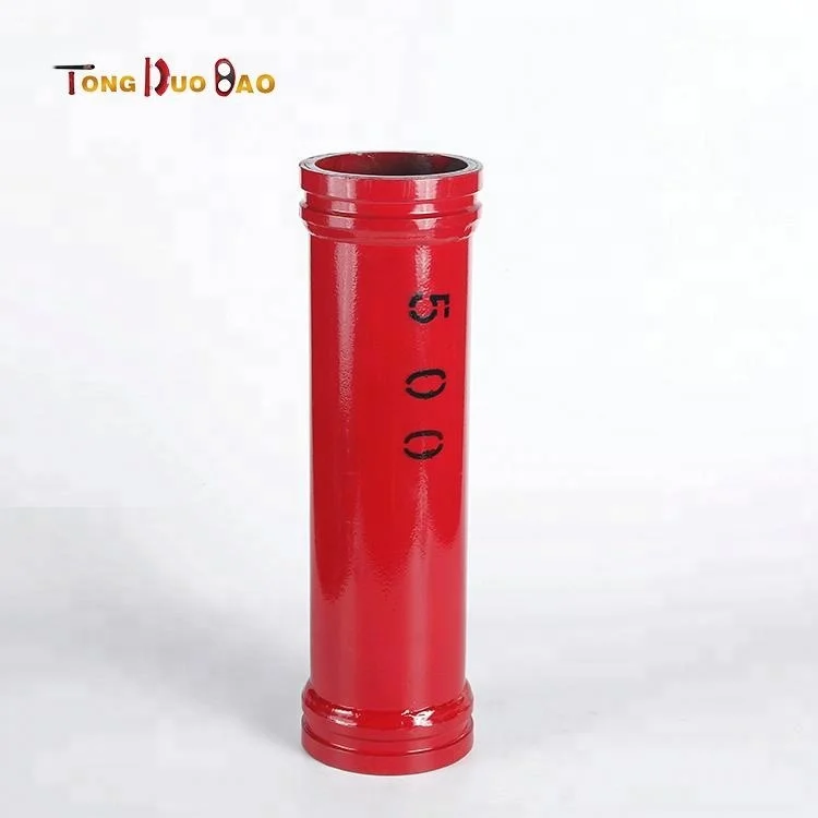 DN 125 4.5mm 5mm 7.1mm 8mm 9mm 3m St52 Concrete Pump Delivery conveying Pipe