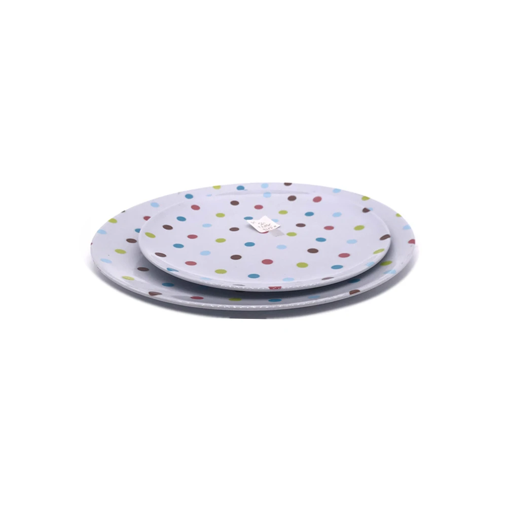  wholesale price factory custom print 6 7 8 9 10 inch melamine plates sets