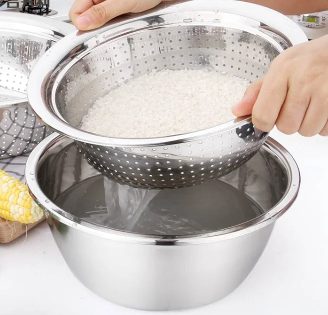 Stainless Steel Kitchen Sieve Round Shape for Sand Metal Sieve Cheap Price Cooking