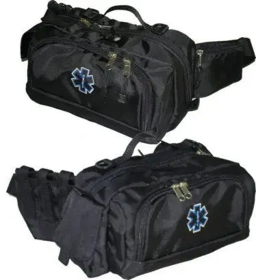The high quality Deluxe First Aid Nylon Fanny Pack EMT Paramedic Bag