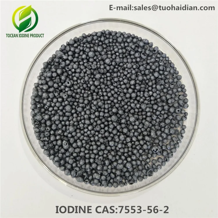 
raw materials prilled iodine crystal 99.8% pharmaceuticals widely used raw materials prilled iodine pharmaceuticals widely used