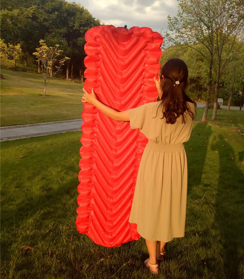 Self-inflating Outdoor Good Quality Cheap Light Weight Camping Sleeping Inflatable Car Mattress Home Furniture 192*66*6CM Size