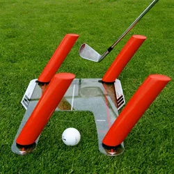 Wholesale Acrylic Material Golf Putting Mirror Alignment Training Aid Swing Trainer