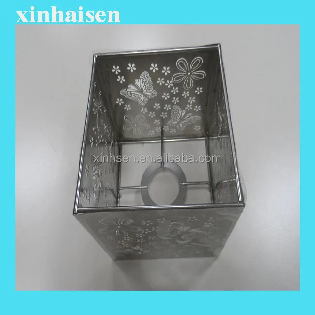 Unique design lampshade making supplies wire lampshade rings frames