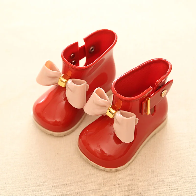 
Mini mel sugar rain bow mary jane kids toddlers jelly boots 