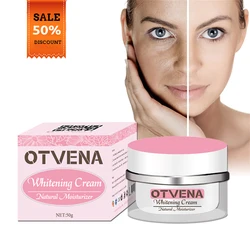 Hot sell OTVENA face milk quick skin whitening body cream in south korea