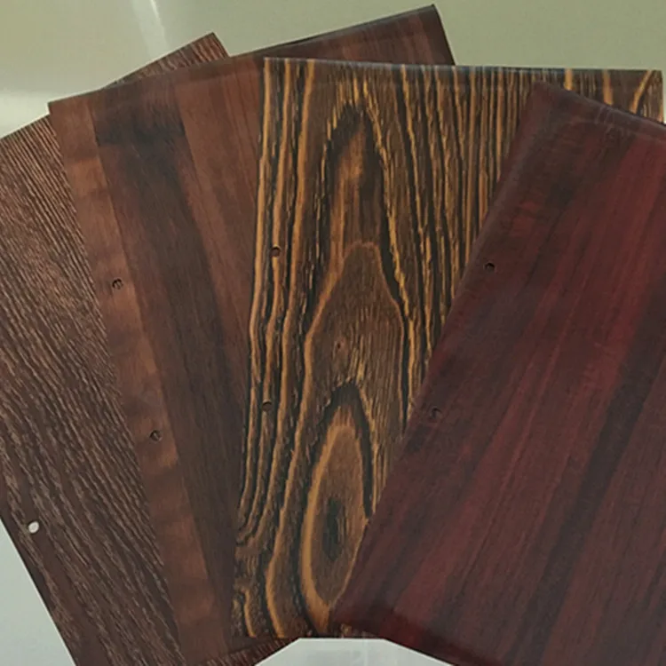 Текстуры древесины ламинированные ПВХ оцинкованная сталь в рулонах для