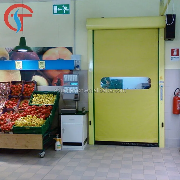 Electric quick operation fast rolling rapid roll up door