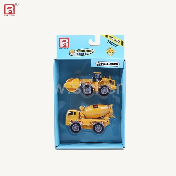 Hot Sale 2 In 1 Mini Construction Plastic Truck Toys