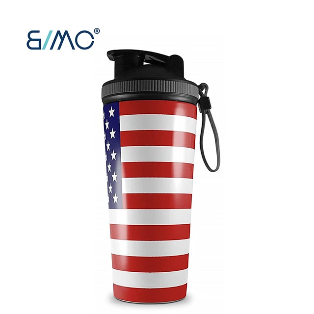 26oz Stainless Steel Insulated Water Bottle Protein Mixing Cup Holds Ice for 30 Hours As seen on Shark Tank