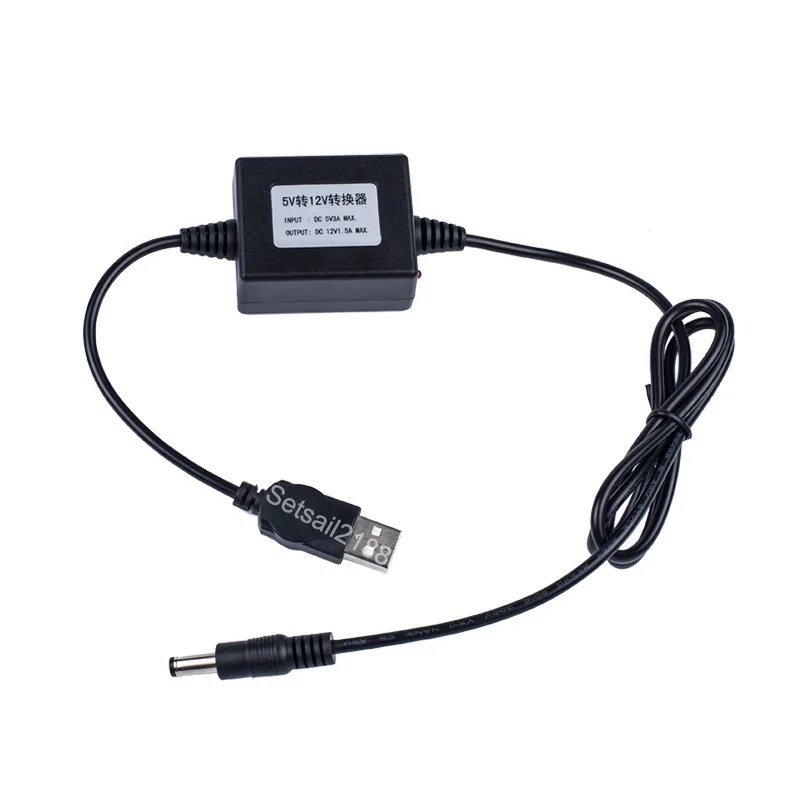 USB boost cable DC DC 5V to 9V 12V 1.5A Step up Converter USB cable 5.5*2.1mm  For Router LED Strip Light