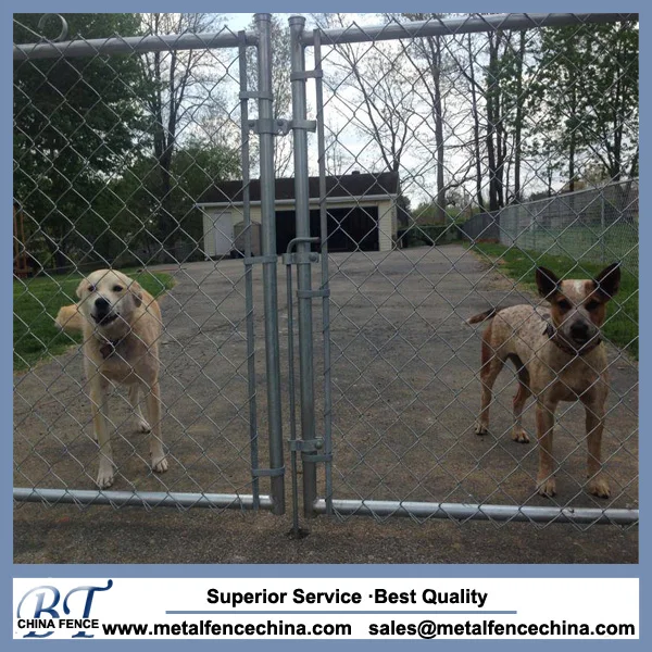 
Wholesale Dog fence Hot Dipped Galvanized Used Construction portable Chain Link dog yard Fence 
